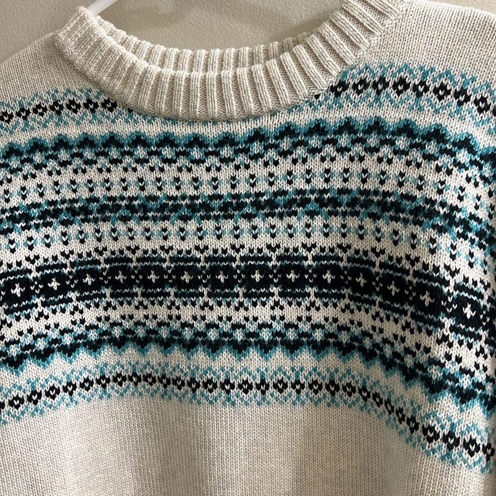 J.Jill Relaxed Fair Isle Sweater Pullover NWT - Picture 11 of 13